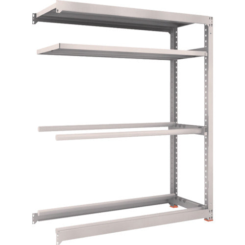 ＴＲＵＳＣＯ　スチールラック　Ｍ３型中量棚　１５００Ｘ５７１ＸＨ１８００　棚板２段＋タイヤ２段　連結