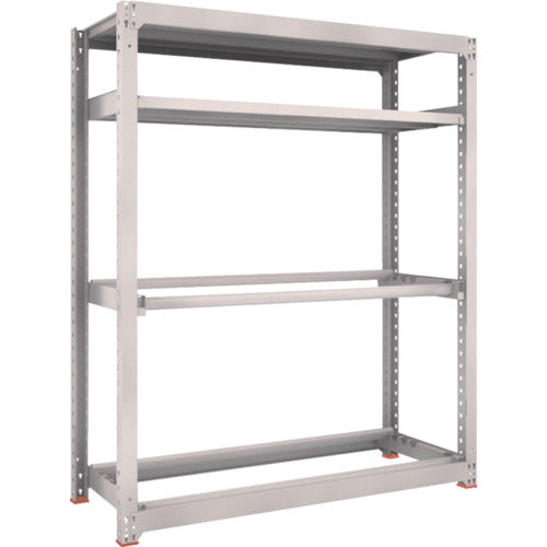 ＴＲＵＳＣＯ　スチールラック　Ｍ３型中量棚　１５００Ｘ５７１ＸＨ１８００　棚板２段＋タイヤ２段