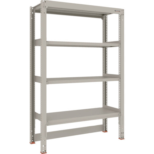 ＴＲＵＳＣＯ　スチールラック　Ｍ３型中量棚　台車天板収納型　Ｗ１２００ＸＤ４７１ＸＨ１８００　４段　単体