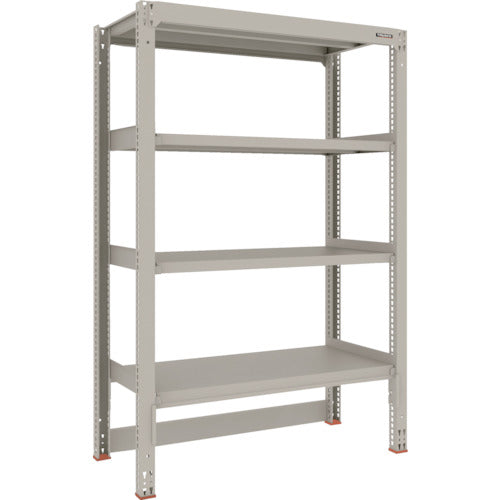 ＴＲＵＳＣＯ　スチールラック　Ｍ３型中量棚　台車天板収納型　Ｗ１２００ＸＤ５７１ＸＨ１８００　４段　単体