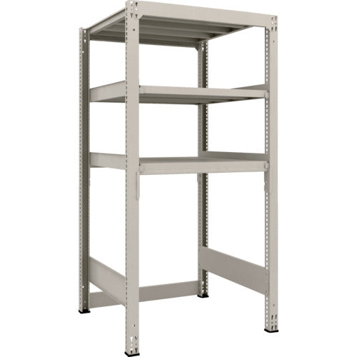 ＴＲＵＳＣＯ　スチールラック　Ｍ３型中量棚　下段開放型　Ｈ１８００ＸＷ９００ＸＤ９２１　３段　単体