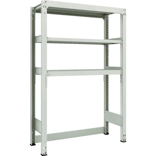 ＴＲＵＳＣＯ　スチールラック　Ｍ３型中量棚　下段開放型　Ｗ１２００ＸＤ４７１ＸＨ１８００　３段　単体