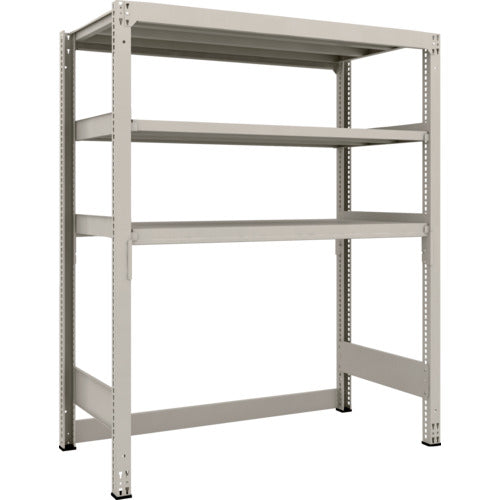 ＴＲＵＳＣＯ　スチールラック　Ｍ３型中量棚　下段開放型　Ｈ１８００ＸＷ１５００ＸＤ７２１　３段　単体