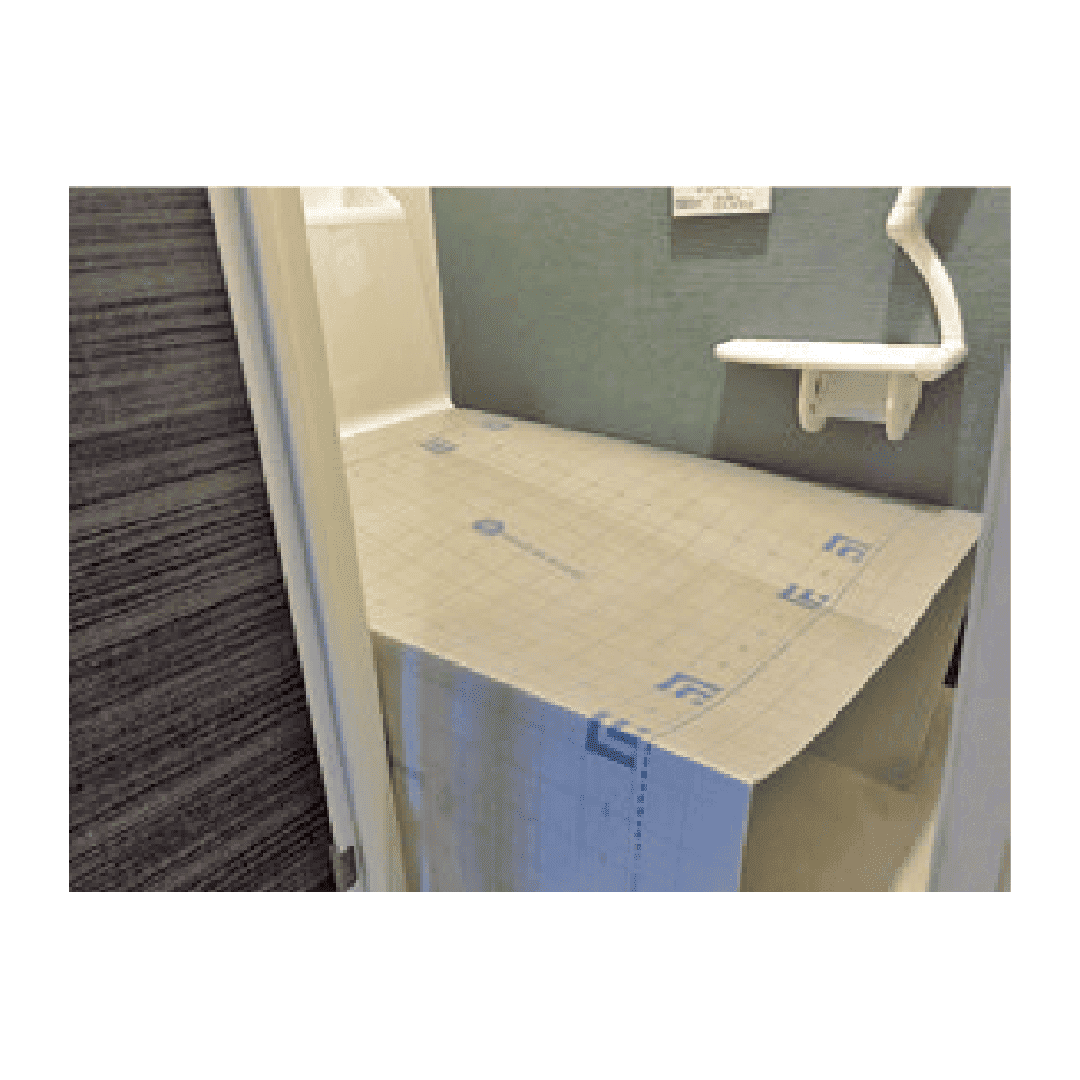 【床養生ボード】メジャーボード900 4つ折り　40枚セット