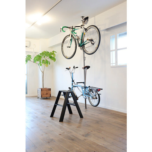 ハセガワ　踏台　ルカーノ　２ステップ　ブラック（１７０１８）