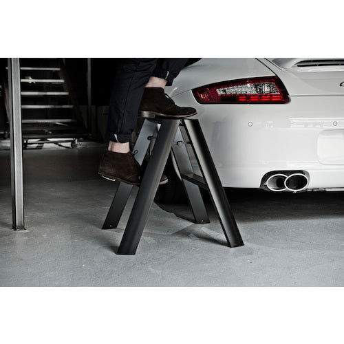 ハセガワ　踏台　ルカーノ　２ステップ　ブラック（１７０１８）