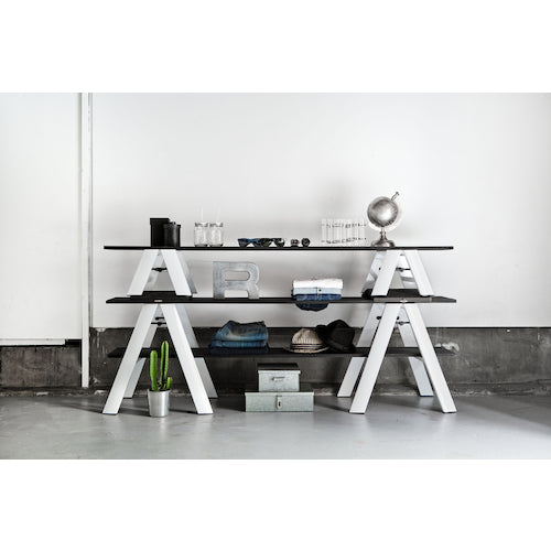 ハセガワ　踏台　ルカーノ　２ステップ　ホワイト（１７０１９）