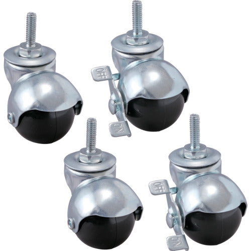 ＩＲＩＳ　５３７８６９　メタルミニ　ボール型キャスター