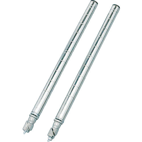 ＩＲＩＳ　５４６６１２　メタルラックミニ用延長ポール２本セット　径１９×３４０