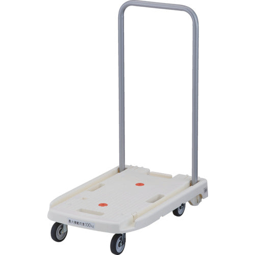 ＴＲＵＳＣＯ　樹脂台車　こまわり君　省音Ｇ車輪　６００Ｘ３９０　ホワイト