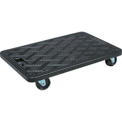 ＴＲＵＳＣＯ　静電気対策運搬車　導電性ルートバン　６００×４００　４輪自在