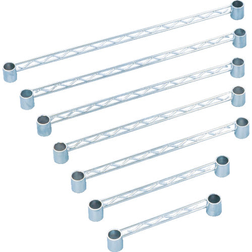 ＩＲＩＳ　５４０１０４　メタルラック用サイドバー　１２００×３６×４０