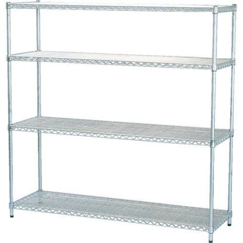 ＩＲＩＳ　１０４９５５　メタルラック（ポール径２５）　１５００×４６０×１５１０