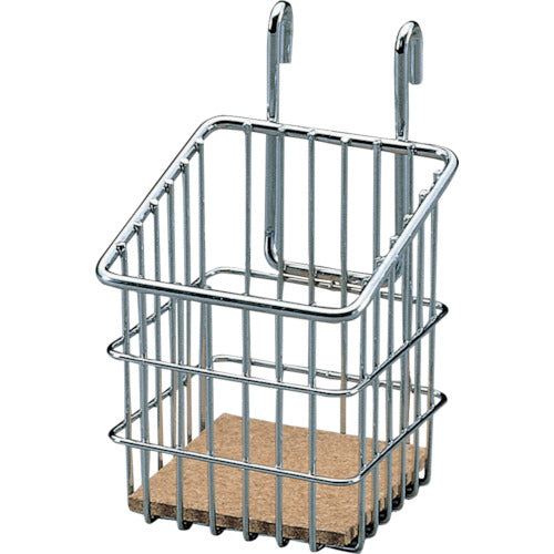 ＩＲＩＳ　５４０１４３　メタルラック用小物入れバスケット　７５×７５×１３０