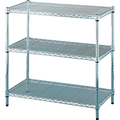 ＩＲＩＳ　１０４９４３　メタルラック（ポール径２５）　９１０×４６０×９００