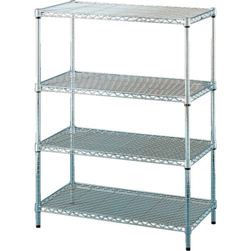 ＩＲＩＳ　１０４９４４　メタルラック（ポール径２５）　９１０×４６０×１２００