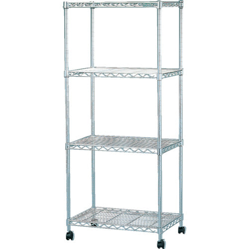 ＩＲＩＳ　１００３７０　スチールラック　メタルミニ（キャスター付）５５０×３５０×１２６０