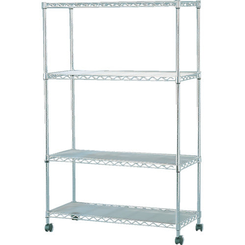 ＩＲＩＳ　１０４９８１　スチールラック　メタルミニ（キャスター付）８００×３５０×１２６０