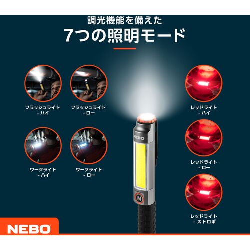 ＮＥＢＯ　ＬＥＤライト　ＢＩＧ　ＬＡＲＲＹ　３　２２０ルーメン