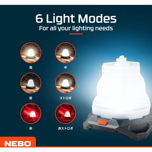 ＮＥＢＯ　ＬＥＤランタン　ＧＡＬＩＬＥＯ　ＡＩＲ　１０００