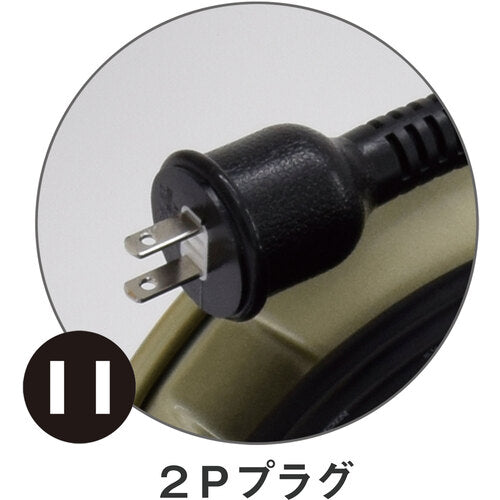 ＮＩＣＨＩＤＯ　電工ドラム　アースなし　極太電線　３０ｍ
