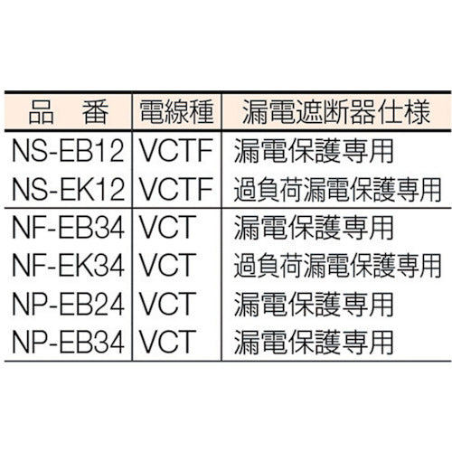 ＮＩＣＨＩＤＯ　電工ドラム　過負荷漏電保護兼用ブレーカ付　３０ｍ