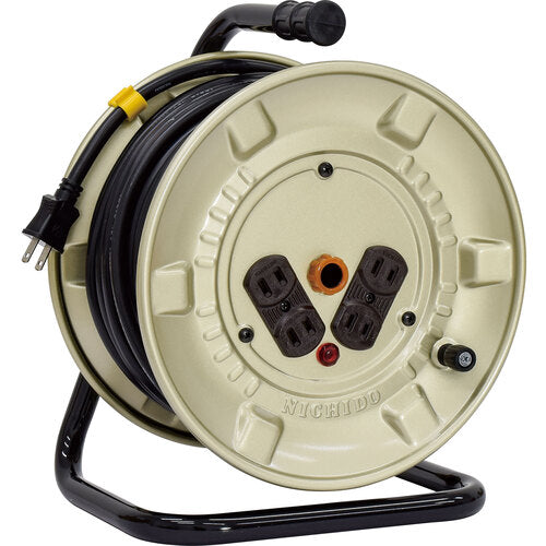 ＮＩＣＨＩＤＯ　電工ドラム　１００Ｖ　アースなし　５０ｍ