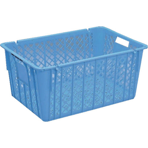 ＲＩＳＵ　メッシュコンテナ　１３０３１６　プラスケットＮｏ．１３００本体１１１Ｌブルー金具なし　青