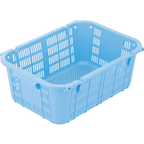 ＲＩＳＵ　メッシュコンテナ　１２９３８９　プラスケットＮｏ．２５０本体２６Ｌブルー金具なし　青