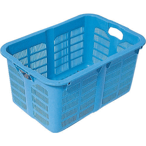 ＲＩＳＵ　メッシュコンテナ　１２９７３０　プラスケットＮｏ．５００本体３９Ｌ　青
