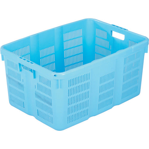 ＲＩＳＵ　メッシュコンテナ　１３００２６　プラスケットＮｏ．９００本体９３Ｌブルー金具なし　青