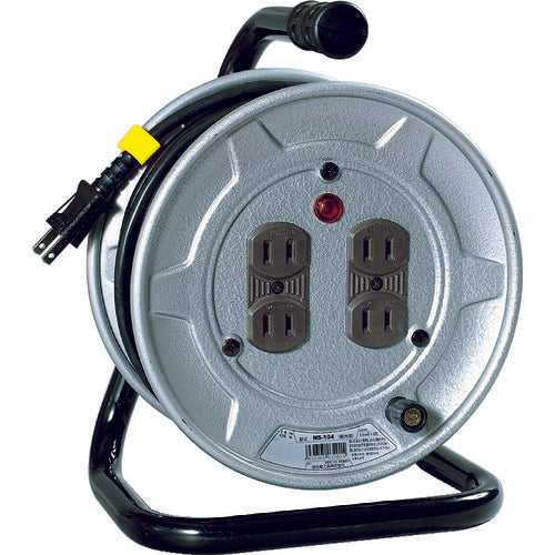 ＮＩＣＨＩＤＯ　電工ドラム　１００Ｖ　アースなし　１０ｍ　ＶＣＴＦ電線