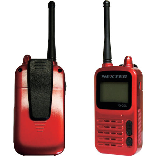 Ｆ．Ｒ．Ｃ．　小型・軽量　特定小電力トランシーバー２台セット（ワインレッド）