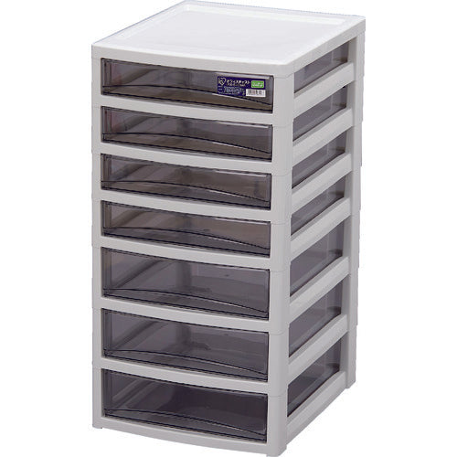 ＩＲＩＳ　２４５５０３　オフィスチェスト浅４中３段　ＯＣＥ－Ｓ４０３ＡＲ