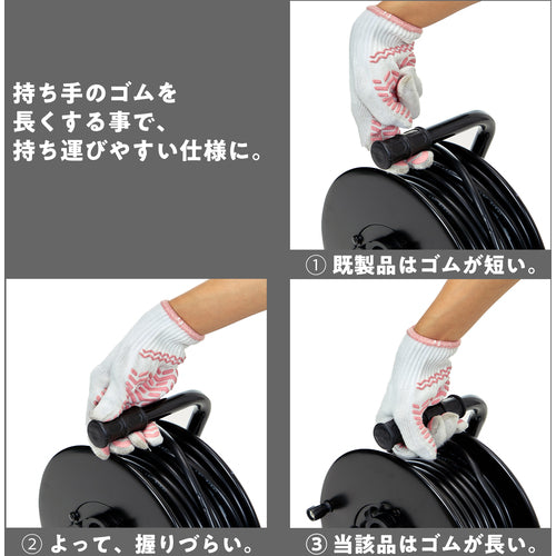 ＴＲＵＳＣＯ　電工ドラム　ジェネラルリール３０ｍ　屋外用