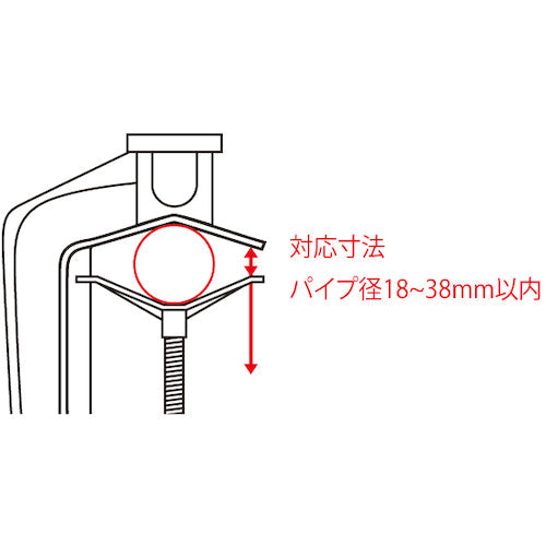 富士倉　ＬＥＤ−１０Ｗ〜３０Ｗ投光器用ミニクランプ