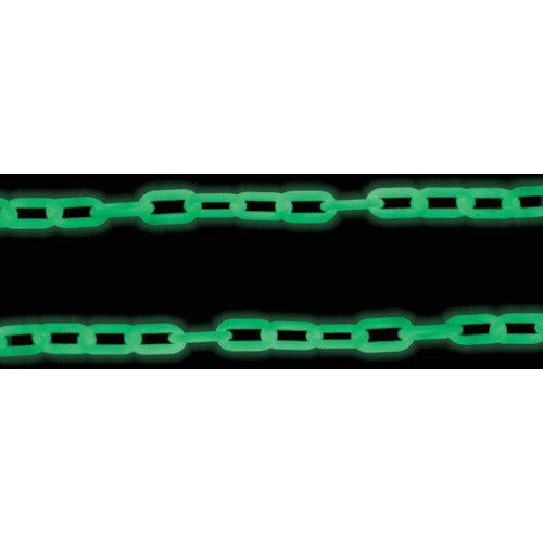 日東エルマテ　プラチェーン　高輝度蓄光オーロラチェーン　５Ｍ