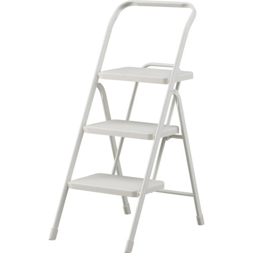 ＩＲＩＳ　２９９９５５　折りたたみステップ３段　ニュアンスグレー　踏台・椅子・ディスプレイラック