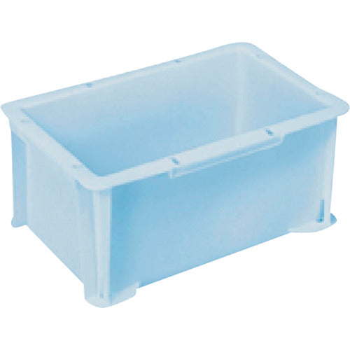ヒシ　Ｓ型コンテナ　パステルブルー　有効内寸２２９×１３２×１２２ｍｍ
