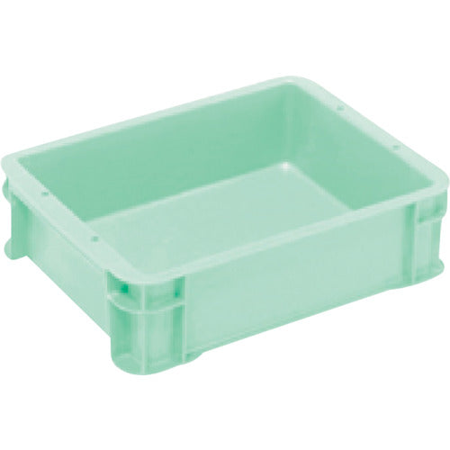 ヒシ　Ｓ型コンテナ　パステルグリーン　有効内寸３１２×２３７×８３ｍｍ