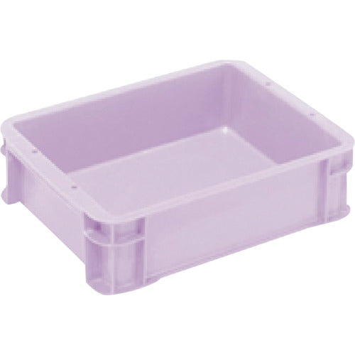 ヒシ　Ｓ型コンテナ　パステルパープル有効内寸３１２×２３７×８３ｍｍ