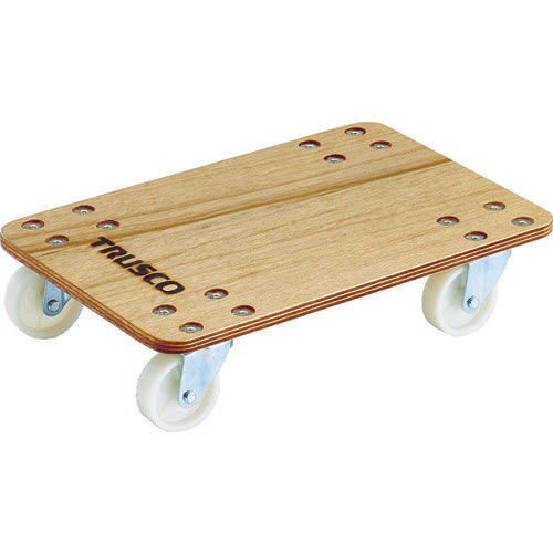 ＴＲＵＳＣＯ　合板平台車プティカルゴ　４５０Ｘ３００　ナイロン車