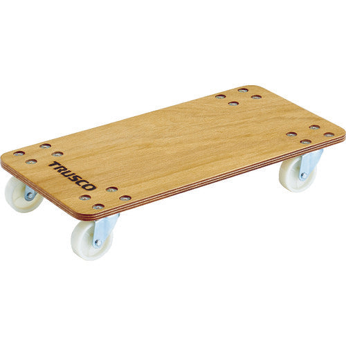 ＴＲＵＳＣＯ　合板平台車プティカルゴ　６００Ｘ３００　ナイロン車