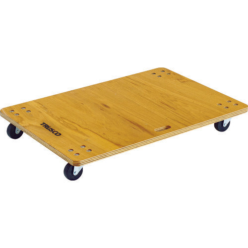 ＴＲＵＳＣＯ　合板平台車プティカルゴ　９００Ｘ６００　ゴム車