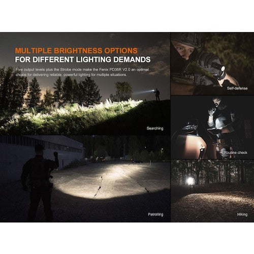 ＦＥＮＩＸ　充電式ＬＥＤライト　ＰＤ３６Ｒ　Ｖ２．０