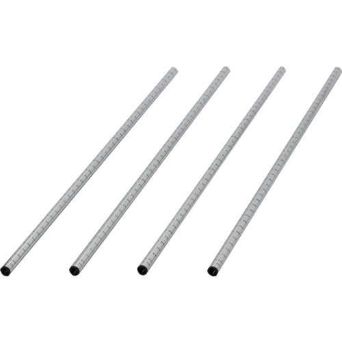 ＴＲＵＳＣＯ　スチール製ワゴン用支柱　ツールワゴン　フェニックスワゴン用　Ｈ１２００用　４本入