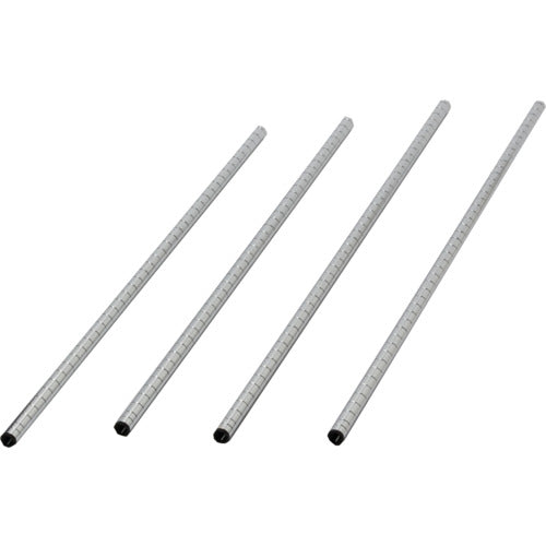 ＴＲＵＳＣＯ　スチール製ワゴン用傾斜棚用支柱　ツールワゴン　フェニックスワゴン用　Ｈ１３００用　４本入