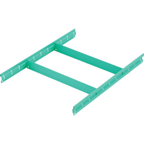 ＴＲＵＳＣＯ　スチール製ワゴン用仕切板セット　ツールワゴン　フェニックスワゴン用　Ｗ７５０×Ｄ５００用　ヤンググリーン