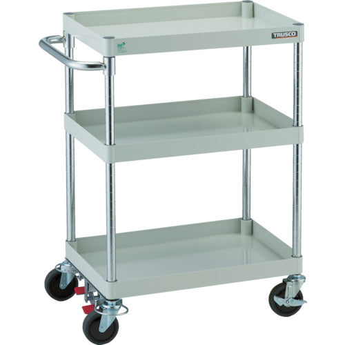 ＴＲＵＳＣＯ　ツールワゴン　フェニックスワゴン　省音　６００Ｘ４００　Ｓ付　ホワイト