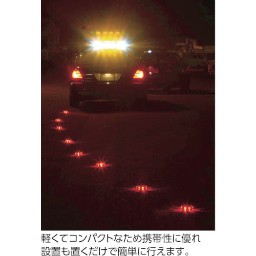 ＰＦ　電池式高耐久ＬＥＤ警告灯　パワーフレア　赤・黄